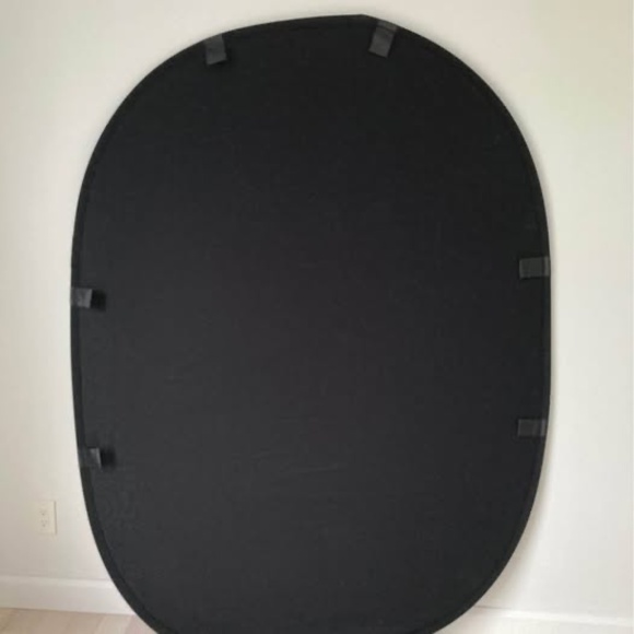 Foldable Muslin Backdrop, Black/Gray, 150 x 200 cm - Picture 2 of 6